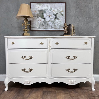 White French provincial dresser 