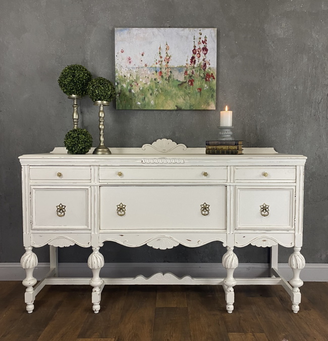 French country painted sideboard