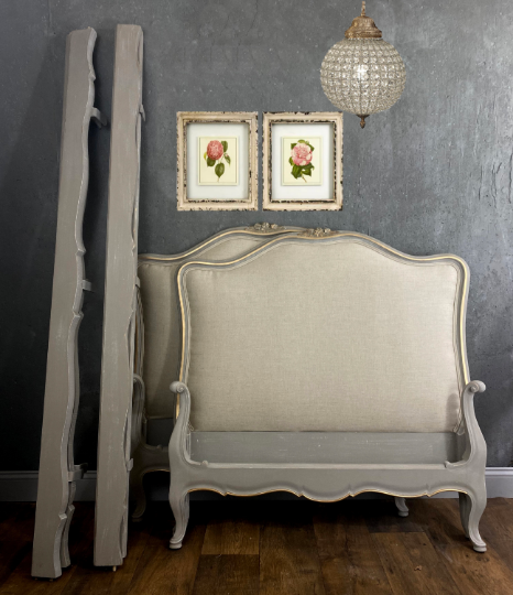 upholstered twin shabby chic beds